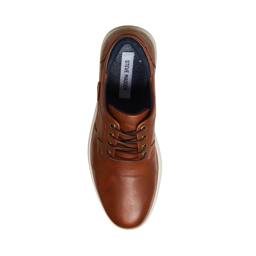 Brown Steve Madden Cutler Men's Sneakers | PH 9761UHC